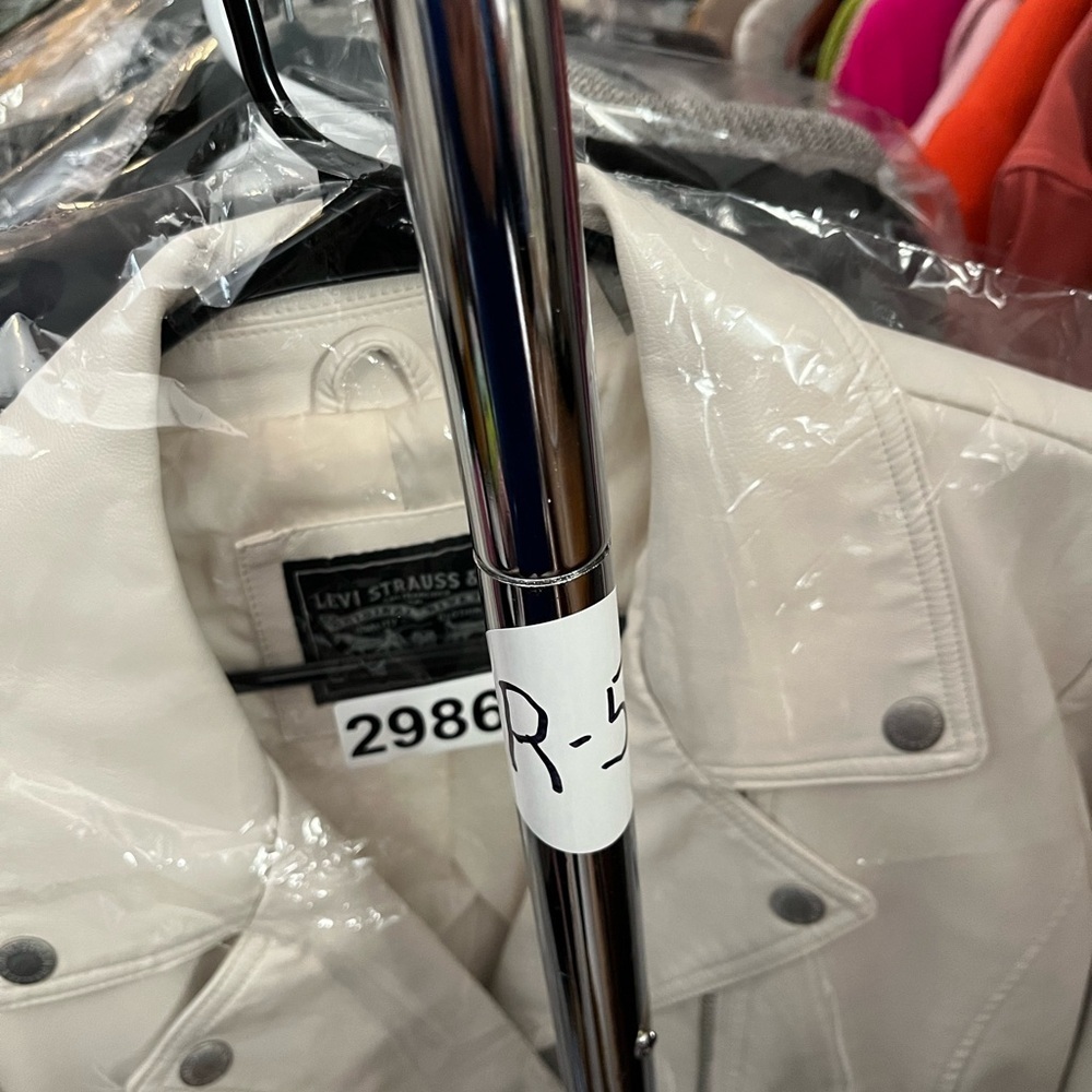 PU Cream Levi Jacket - Picture 9 of 12